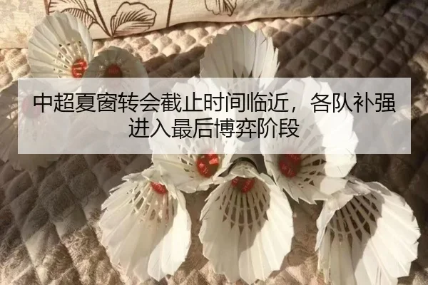 中超夏窗转会截止时间临近，各队补强进入最后博弈阶段 | MAIQIU